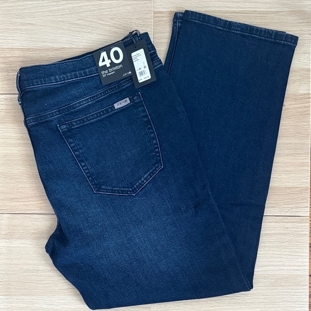 Joe's Jeans The Brixton Men's Dark Blue Relaxed Fit 40x30 NWT
